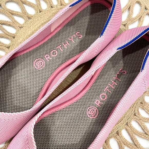 Rothy's The Round Pink Begonia Flat Size 9.5 - Picture 4 of 12